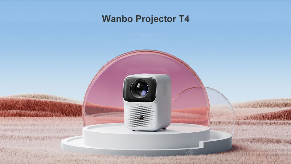 M&aacute;y chiếu kh&ocirc;ng d&acirc;y FHD 1080p Wanbo T4