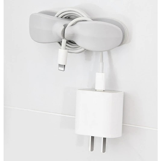 Kẹp Cuốn Gọn Dây Điện Tự Dính: Silicone TPU, Keo 3M Chắc Chắn