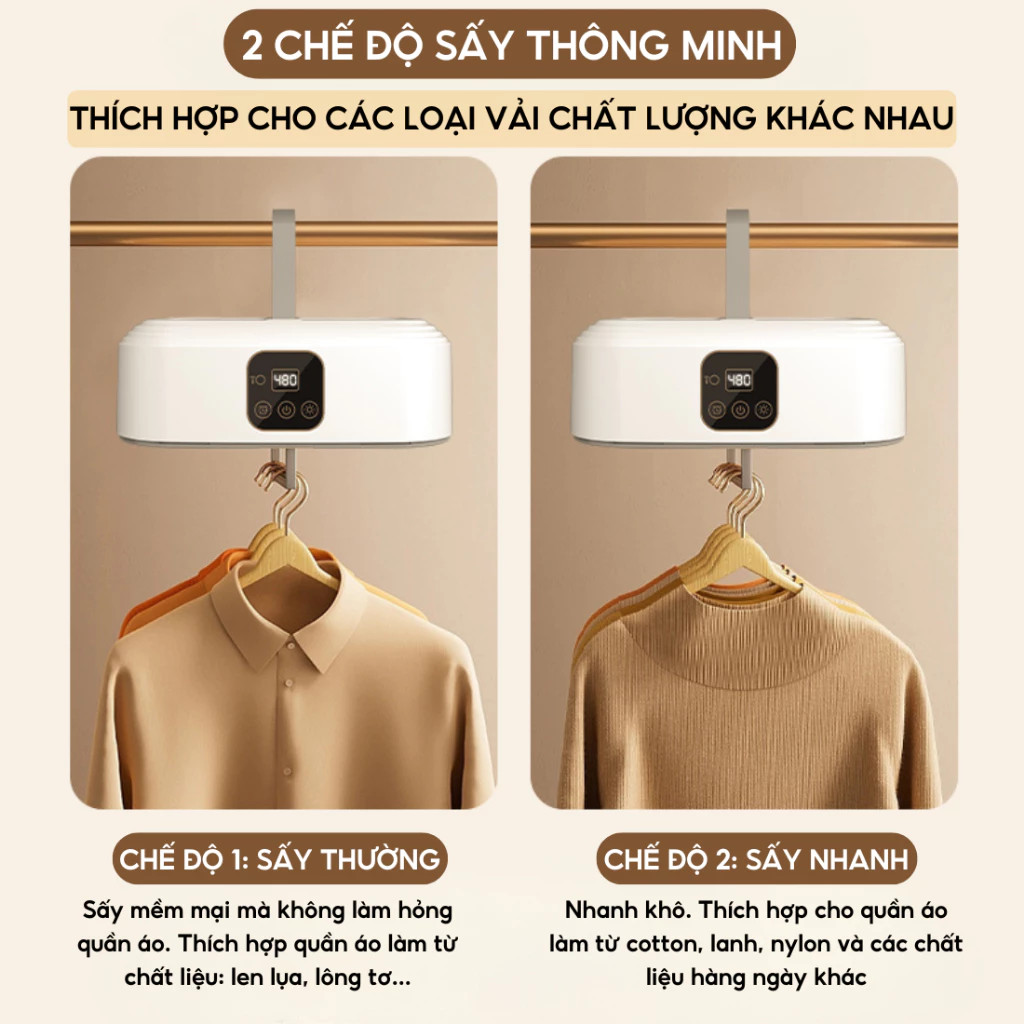 Máy Sấy Quần Áo HOKU Giá Tốt - Tủ Sấy Đa Năng Khử Trùng, Gấp Gọn 3D Tiết Kiệm Diện Tích