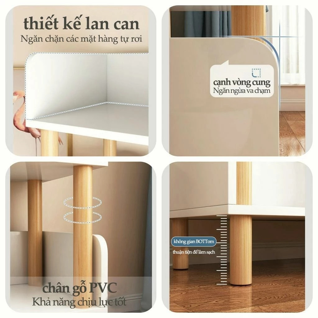 Kệ Sách Gỗ Phong Cách Châu Âu: Đa Năng 2-6 Tầng, Chống Ẩm, Bền Bỉ