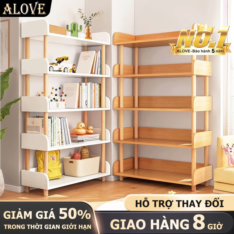 Kệ Sách Gỗ Phong Cách Châu Âu: Đa Năng 2-6 Tầng, Chống Ẩm, Bền Bỉ