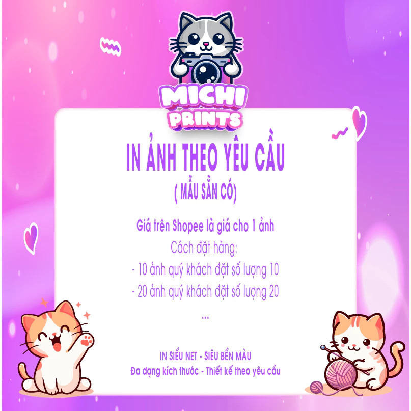 In Ảnh 6x9 Theo Yêu Cầu Ép Plastic, Bỏ Ví, Ốp Điện Thoại