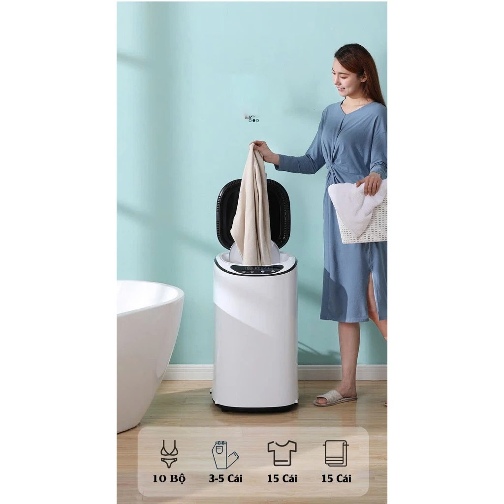 Máy Giặt Mini KAWASAKI, Giặt Đồ Em Bé, Đồ Lót, Khử Khuẩn Cao Cấp, Bảo Hành 5 Năm