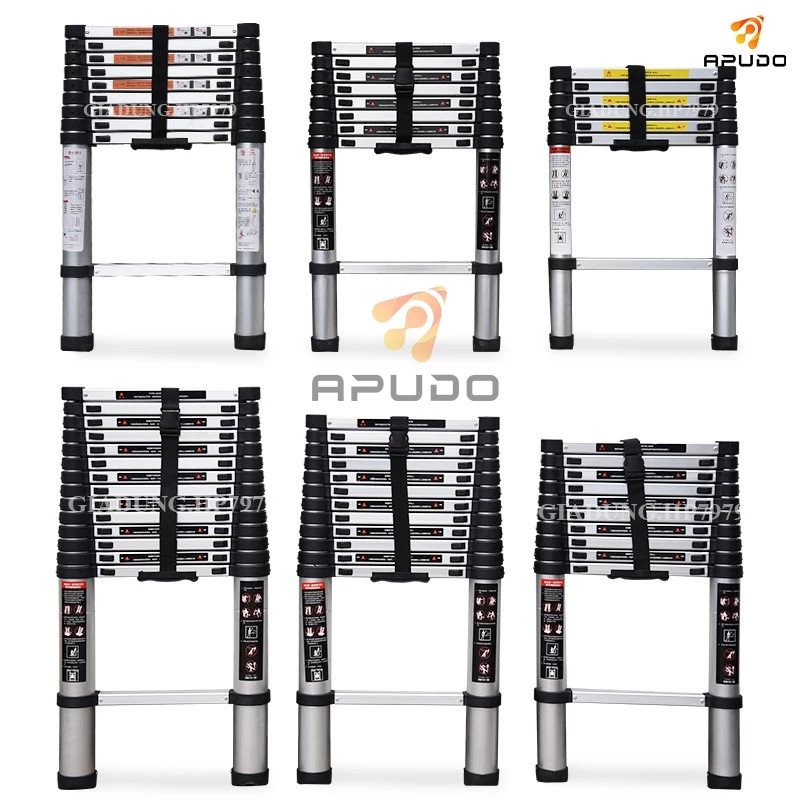 Thang Rút Nhôm Inox Chữ A, Chữ I (1.9m - 6m) Bền Bỉ Tải Trọng Lớn