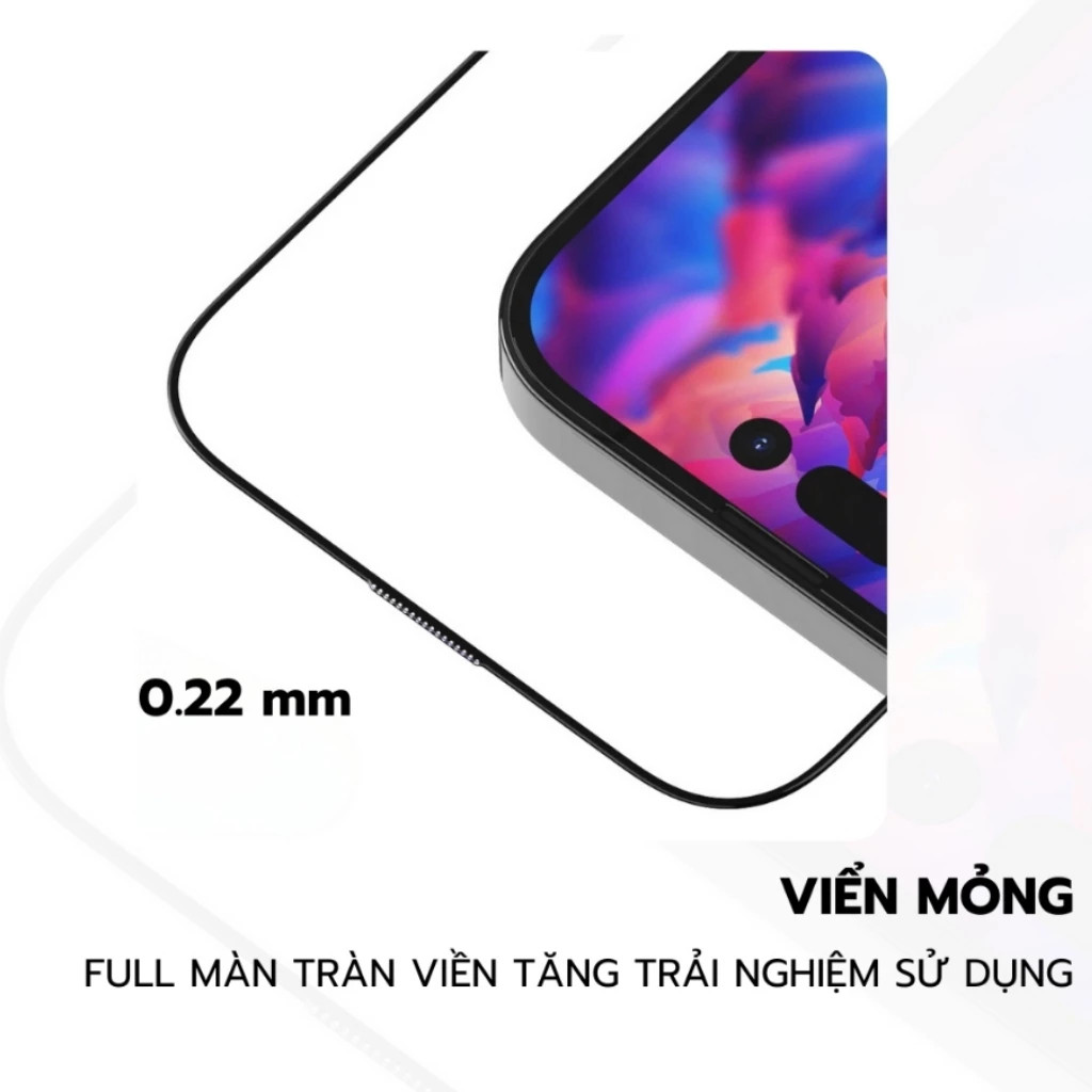 Kính Cường Lực iPhone Tự Dán CNT, KK, Baikô: Chống Nhìn Trộm, Full Màn