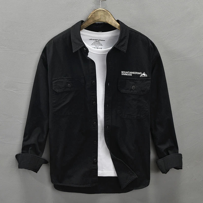 Áo Sơ Mi Nam Kaki TOPMEN: Vải Kaki Hàn Quốc Cao Cấp, Kiểu Dáng Basic