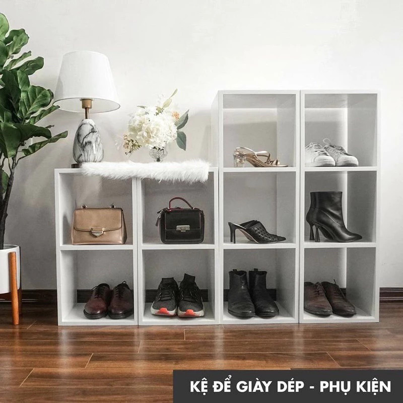 Kệ Gỗ Tổ Ong Nhiều Tầng: Gỗ MDF Nhập Khẩu, Lắp Ghép Thông Minh