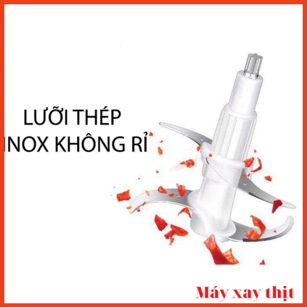 Máy Xay Thịt Inox 304 Cho Gia Đình: Dung Tích Lớn, Hoạt Động Êm, Vệ Sinh Dễ Dàng