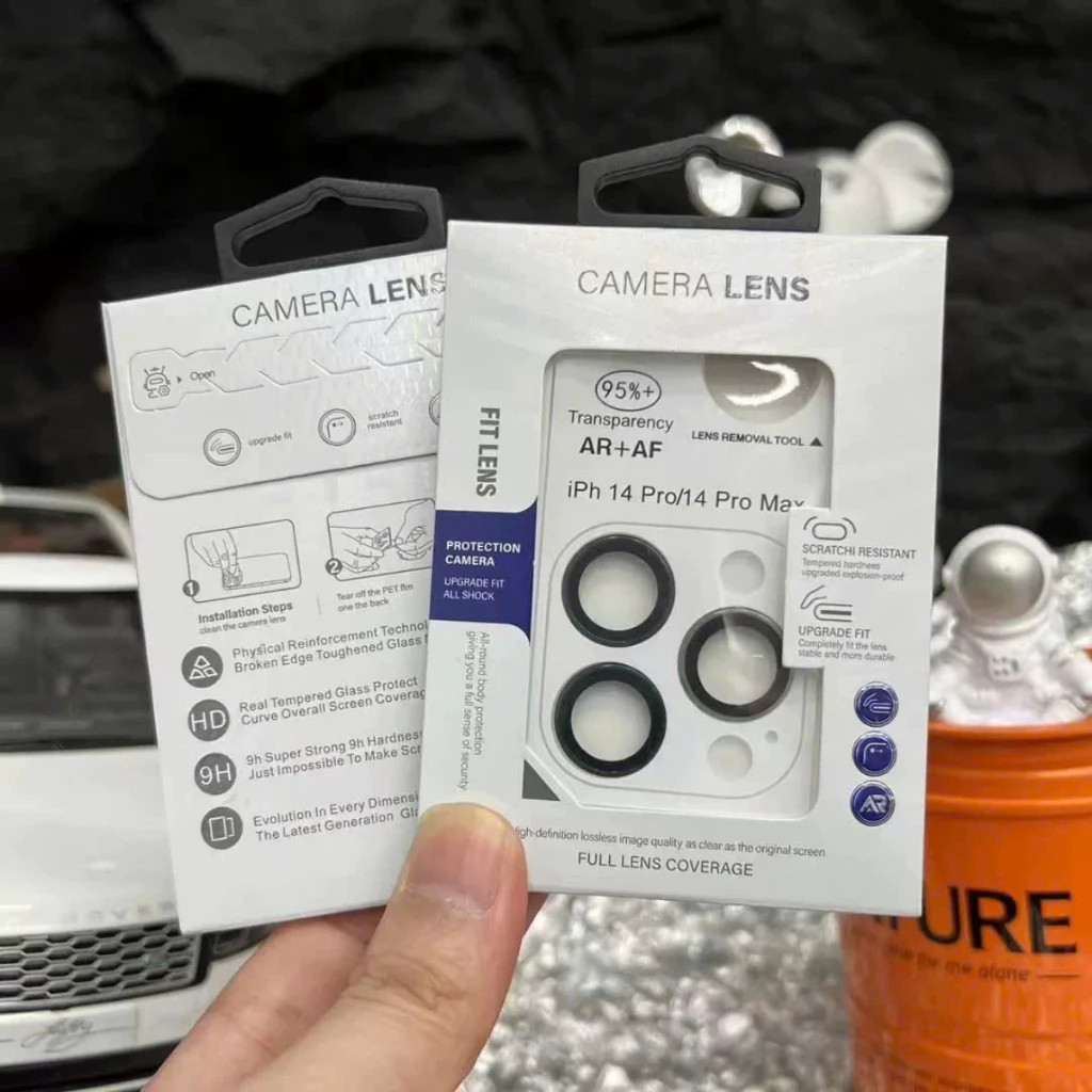 Kính Cường Lực Mắt Camera iPhone: Chống Trầy Xước, Full Box Cao Cấp