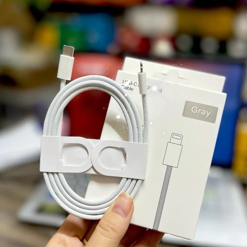 Cáp Sạc Nhanh 20W Bọc Dù Siêu Bền: Sạc 50% Pin Trong 30 Phút