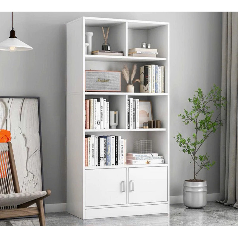 Kệ Sách Gỗ Chữ U Đa Năng: Cao 140cm, Gỗ MDF Chống Xước