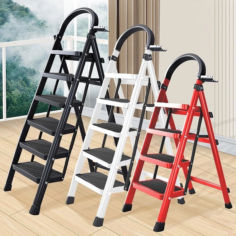 Thang Xếp Chữ A Thép Carbon (3-8 Bậc) Tải Trọng 500kg Siêu Bền