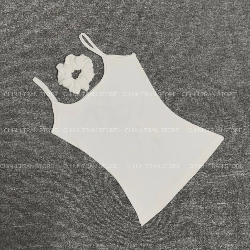 Áo Hai Dây Nữ Basic Dáng Dài: Thun Cotton Co Giãn 4 Chiều