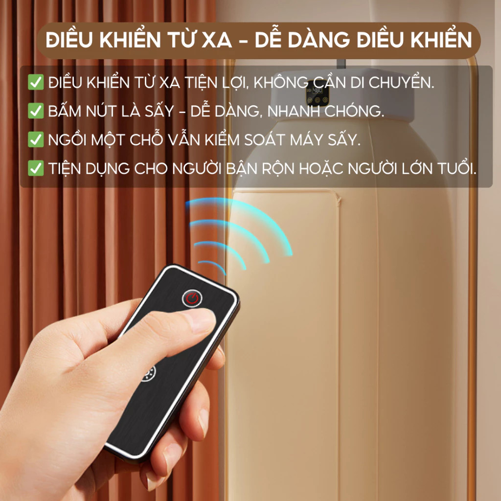 Máy Sấy Quần Áo HOKU Giá Tốt - Tủ Sấy Đa Năng Khử Trùng, Gấp Gọn 3D Tiết Kiệm Diện Tích