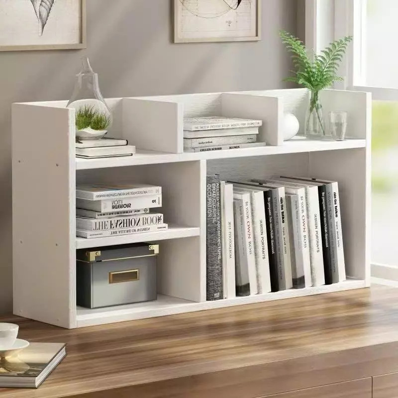 Kệ Sách Để Bàn Đa Năng: Gỗ MDF Chống Ẩm, Thiết Kế 3 Ngăn Thông Minh