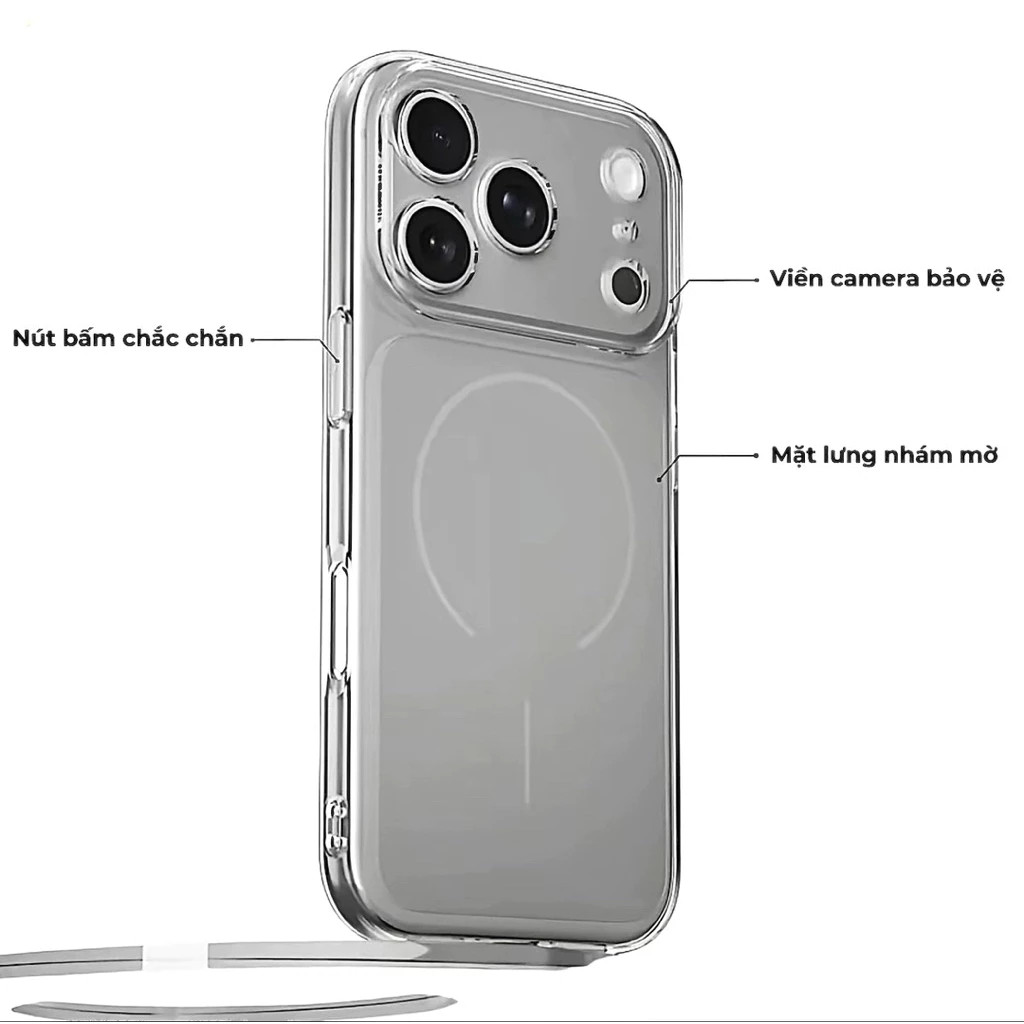 Ốp Lưng Nhám iPhone: Chống Bám Vân Tay, Thiết Kế Camera iPhone 17 Pro Max