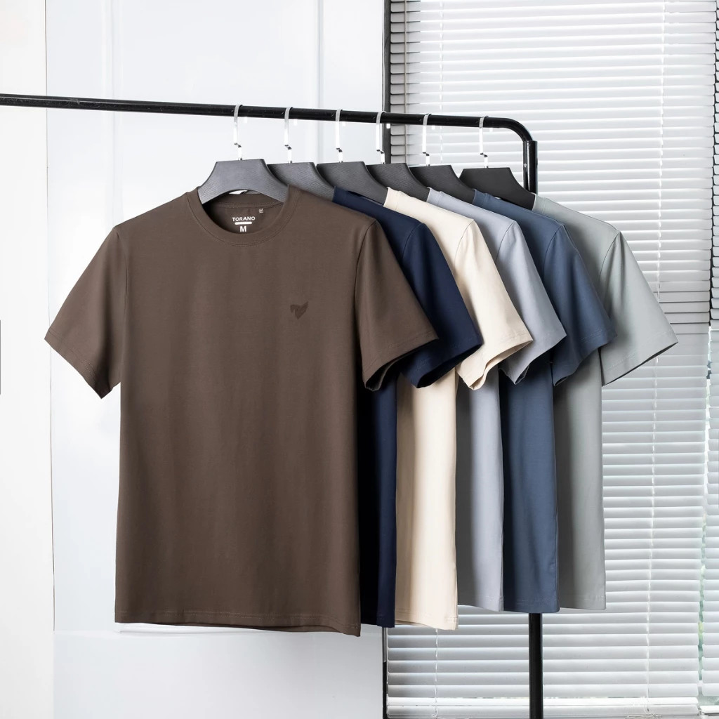Áo Thun Nam TORANO TS001: Cotton Co Giãn, Kháng Khuẩn, Chống Tia UV