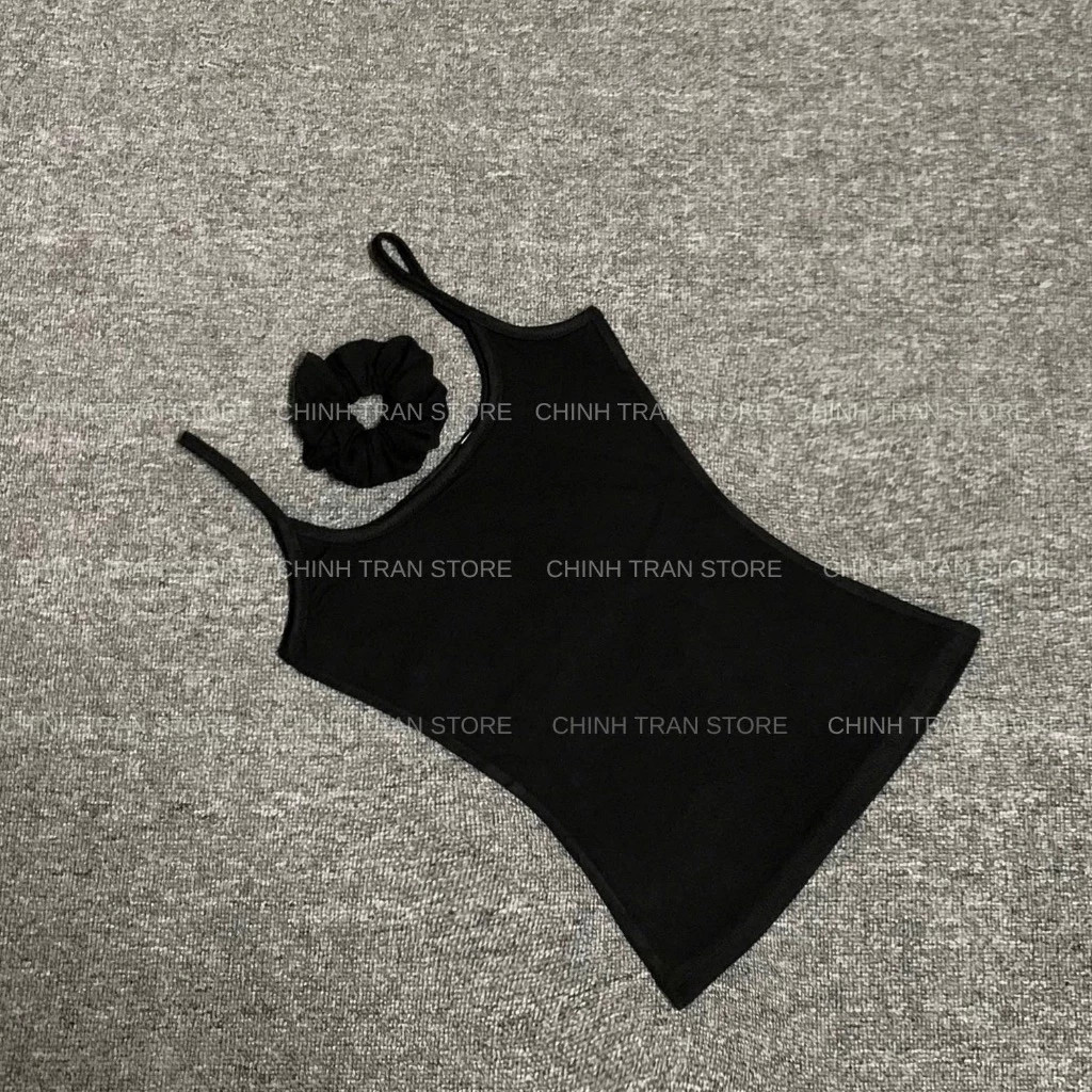 Áo Hai Dây Nữ Basic Dáng Dài: Thun Cotton Co Giãn 4 Chiều