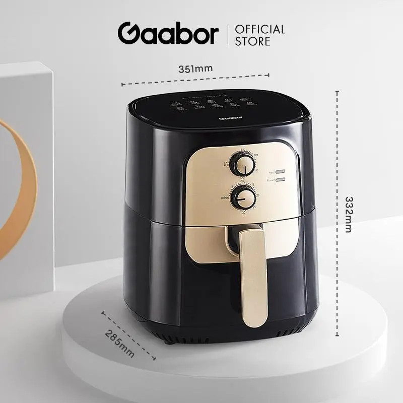 Nồi Chiên Không Dầu Gaabor 6.5L AF65M-BK01A - Dung Tích Lớn Cho Gia Đình 4-6 Người