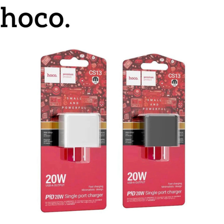 Củ Sạc Nhanh 20W Hoco CS13: Type-C PD/QC, Chống Cháy Nổ, An Toàn