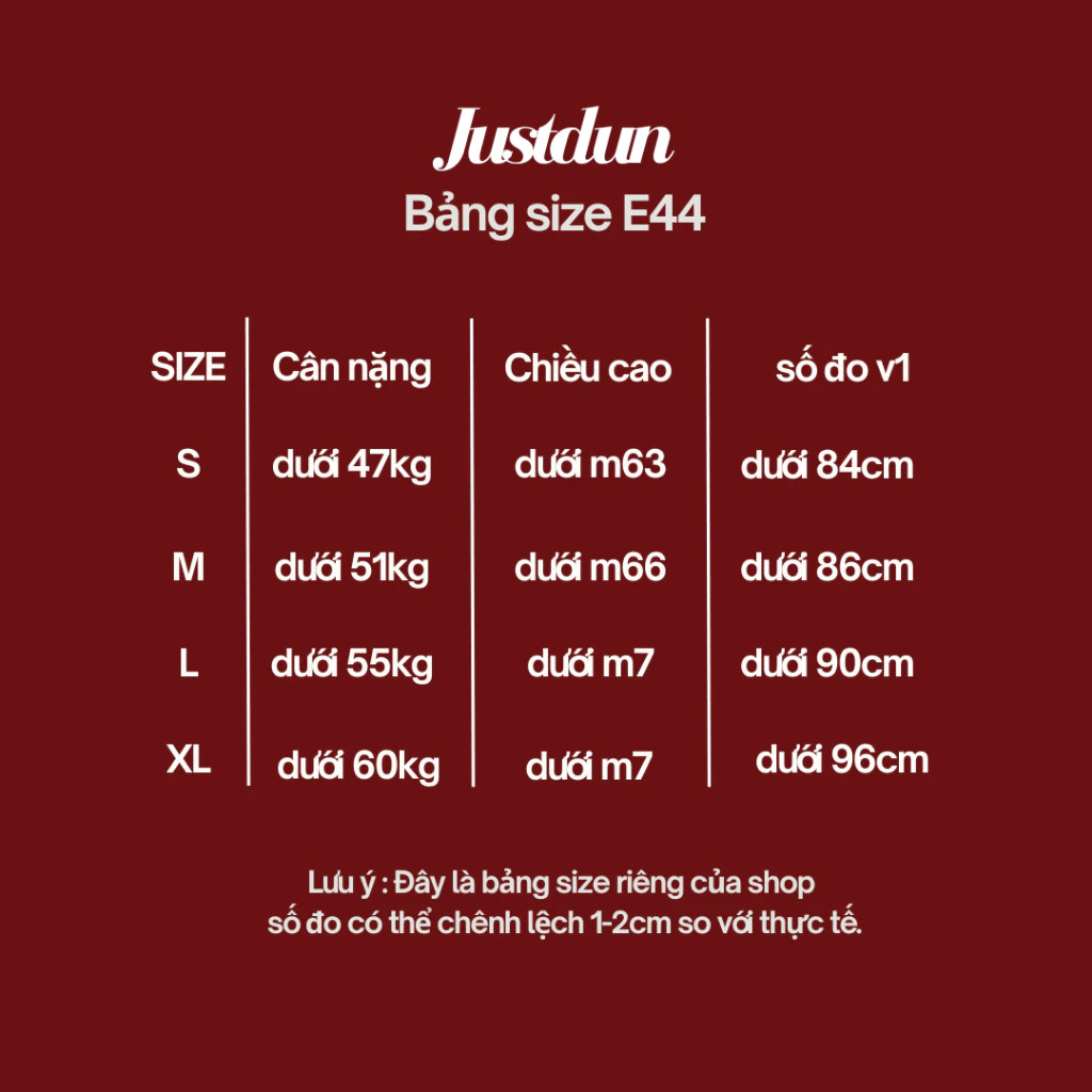 Áo Thun Nữ Ôm Body JUSTDUN E44: Cổ Trụ Tàu, Cotton Co Giãn 4 Chiều