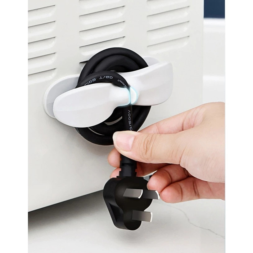 Kẹp Cuốn Gọn Dây Điện Tự Dính: Silicone TPU, Keo 3M Chắc Chắn