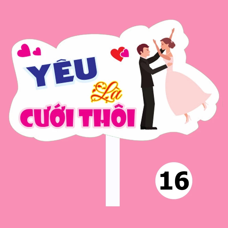 +1000 Hashtag Cầm Tay Đám Cưới, Sinh Nhật Đẹp - In Sắc Nét, Chống Nước